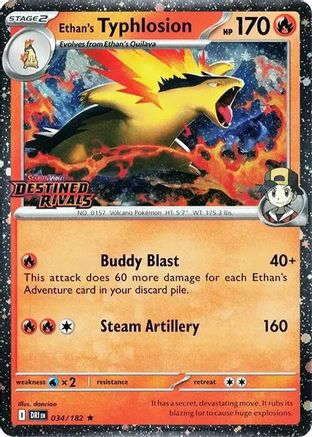 Ethan's Typhlosion (Prerelease) (34) Holofoil - Miscellaneous Cards & Products