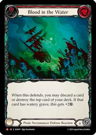 Blood in the Water (SEA047) Rainbow Foil - High Seas