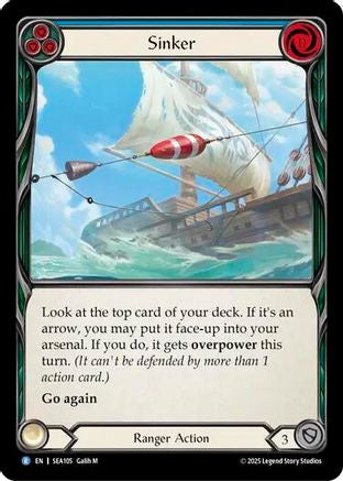 Sinker (SEA105) Rainbow Foil - High Seas