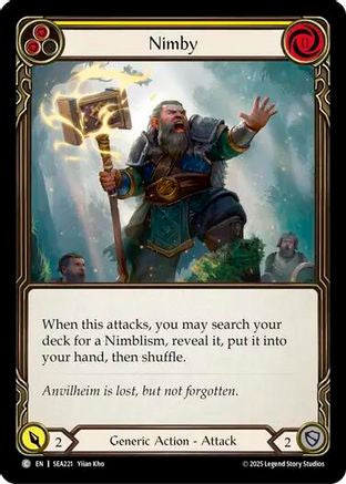 Nimby (Yellow) (SEA221) - High Seas