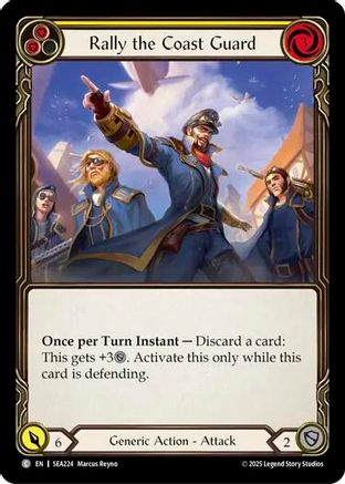 Rally the Coast Guard (Yellow) (SEA224) - High Seas