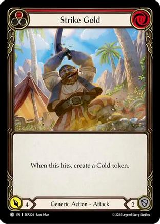 Strike Gold (Red) (SEA229) - High Seas