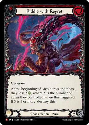 Riddle with Regret (SEA256) Rainbow Foil - High Seas