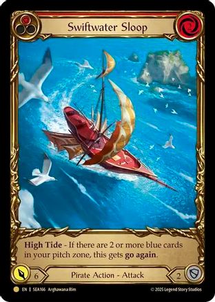 Swiftwater Sloop (Red) (Treasure) (SEA166) Cold Foil - High Seas