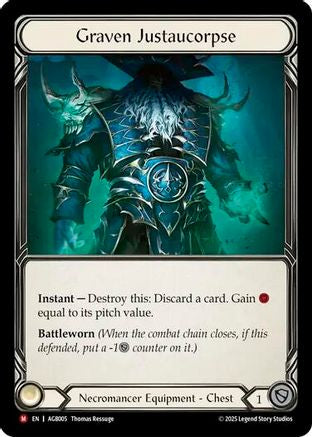 Graven Justaucorpse (AGB005) Rainbow Foil - Armory Deck: Gravy Bones