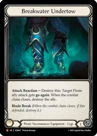 Breakwater Undertow (AGB007) Rainbow Foil - Armory Deck: Gravy Bones