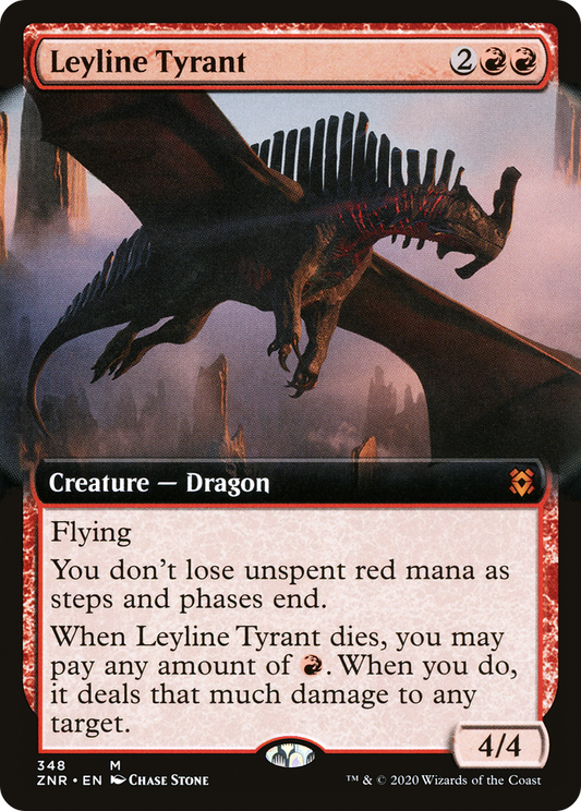 Leyline Tyrant (Extended Art) [Zendikar Rising]