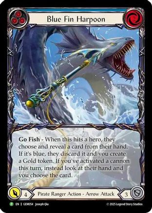 Blue Fin Harpoon (GEM054) Rainbow Foil - GEM Pack 2