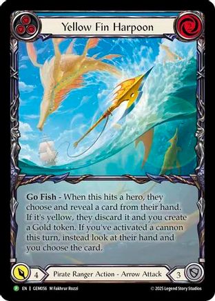 Yellow Fin Harpoon (GEM056) Rainbow Foil - GEM Pack 2