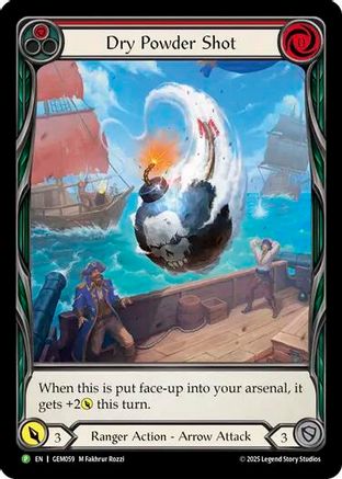 Dry Powder Shot (GEM059) Rainbow Foil - GEM Pack 2