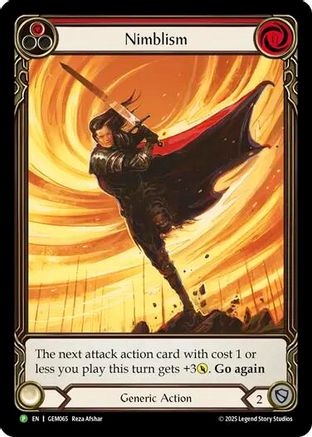 Nimblism (Red) (GEM065) Rainbow Foil - GEM Pack 2