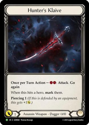Hunter's Klaive (GEM068)  - GEM Pack 2