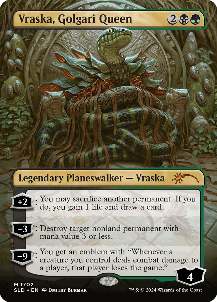 Vraska, Golgari Queen (1702) (Rainbow Foil) [Secret Lair Drop Series] | Silver Goblin