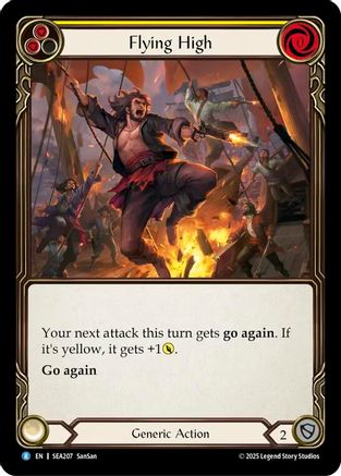 Flying High (Yellow) (SEA207) Rainbow Foil - High Seas