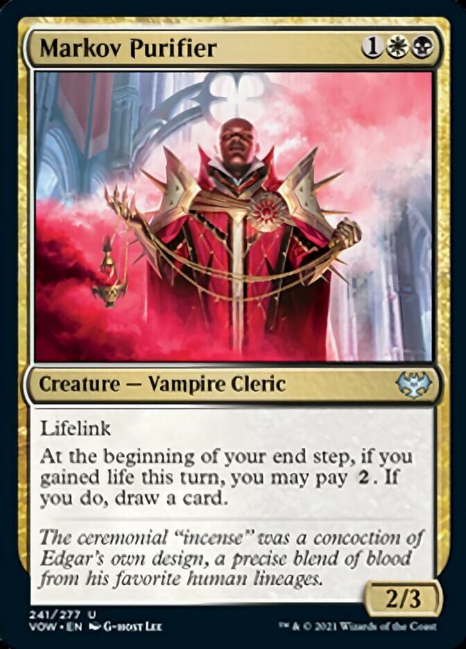 Markov Purifier [Innistrad: Crimson Vow] | Silver Goblin