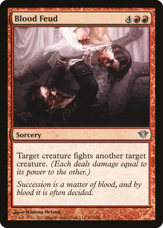 Blood Feud [Dark Ascension] Foil