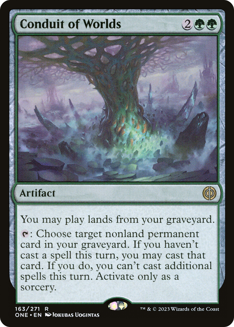Conduit of Worlds [Phyrexia: All Will Be One] Foil