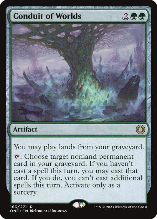Conduit of Worlds [Phyrexia: All Will Be One] Foil