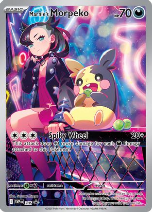 Marnie’s Morpeko (206) Holofoil - SV Scarlet & Violet Promo Cards