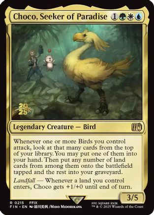 Choco, Seeker of Paradise (215) Foil - FINAL FANTASY