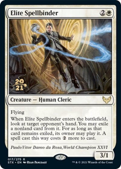 Elite Spellbinder [Strixhaven: School of Mages Prerelease Promos] | Silver Goblin