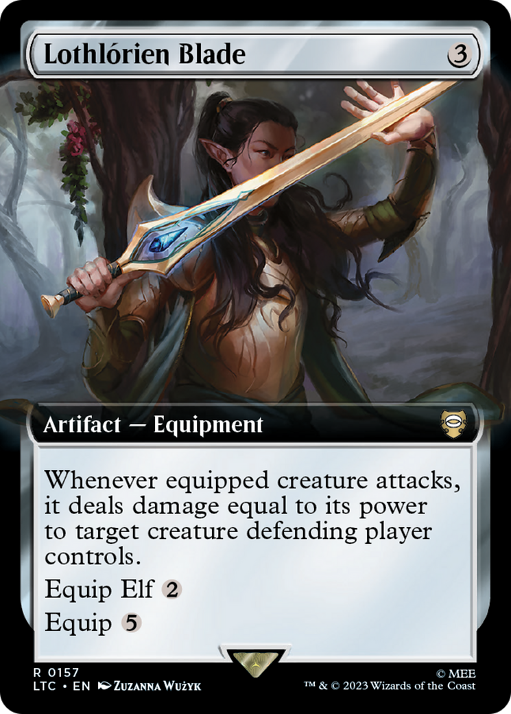Lothlorien Blade (Extended Art) (157) Foil - Tales of Middle-earth Commander