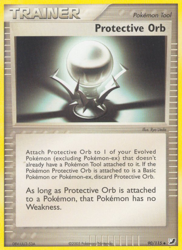Protective Orb (90/115) [EX: Unseen Forces] | Silver Goblin