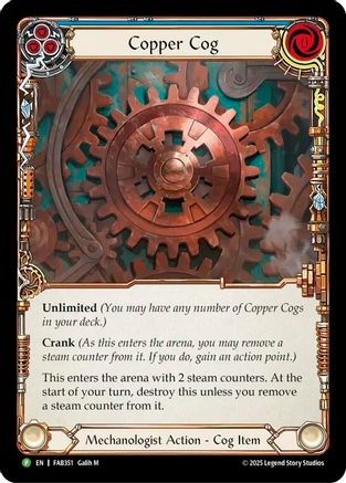 Copper Cog (FAB351) Cold Foil - FaB Promos