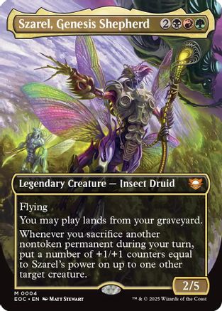 Szarel, Genesis Shepherd (Borderless) (004) - Commander: Edge of Eternities