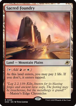 Sacred Foundry (256) - Edge of Eternities