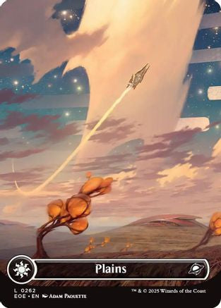 Plains (Borderless) (262) Foil - Edge of Eternities