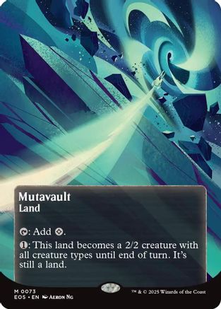 Mutavault (Borderless) (073) - Edge of Eternities: Stellar Sights