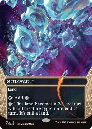 Mutavault (Borderless) (118) Galaxy Foil - Edge of Eternities: Stellar Sights