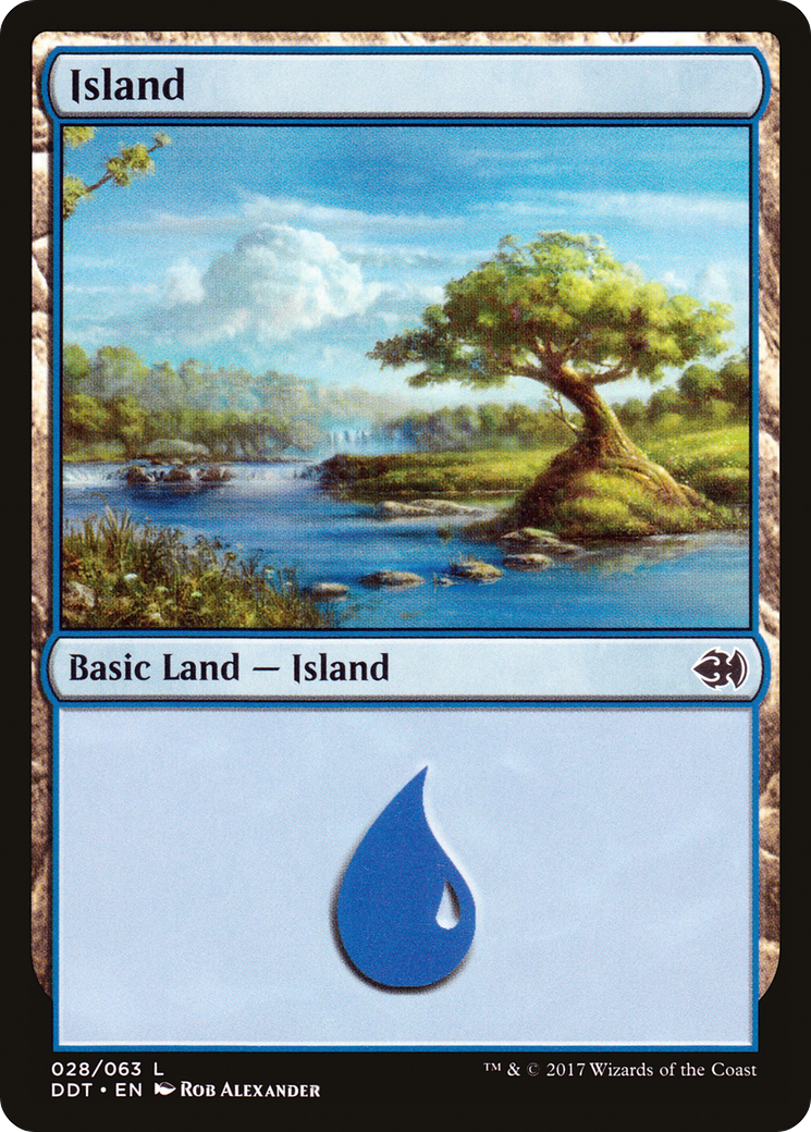 Island (28) [Duel Decks: Merfolk vs. Goblins] | Silver Goblin