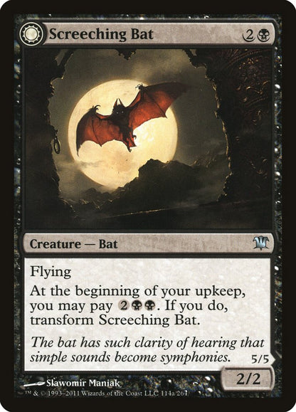 Screeching Bat // Stalking Vampire [Innistrad] Foil