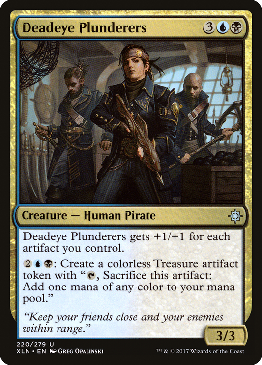 Deadeye Plunderers [Ixalan] Foil