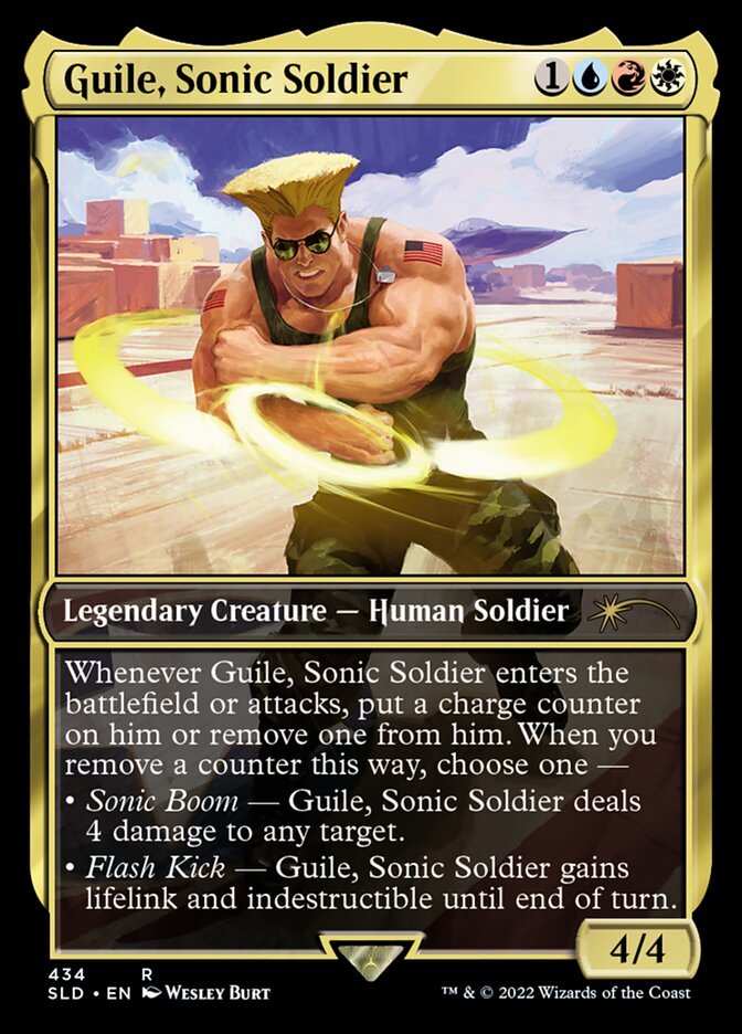 Guile, Sonic Soldier [Secret Lair Drop Series] | Silver Goblin