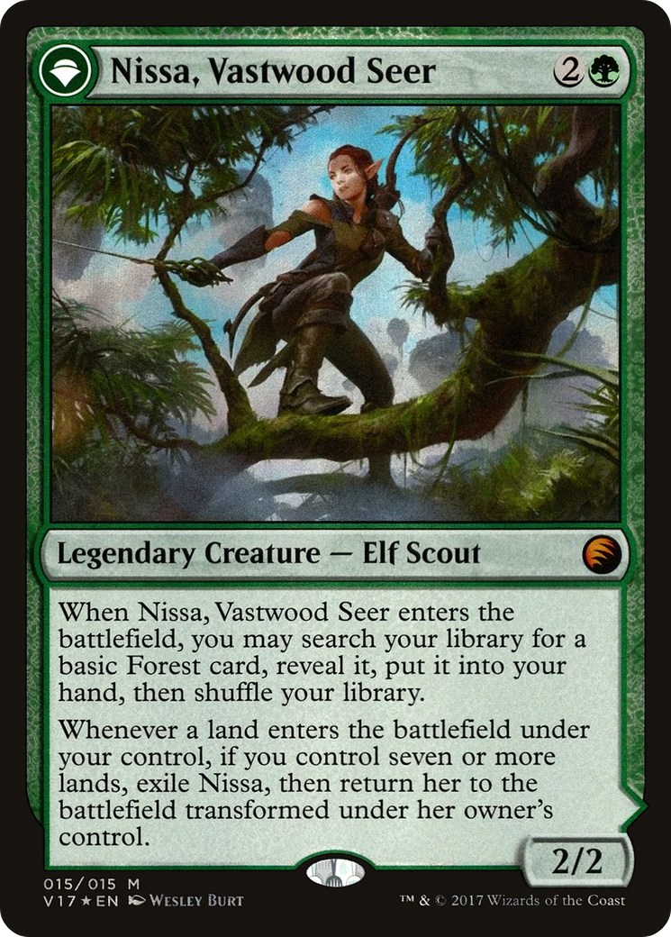 Nissa, Vastwood Seer // Nissa, Sage Animist [From the Vault: Transform] | Silver Goblin