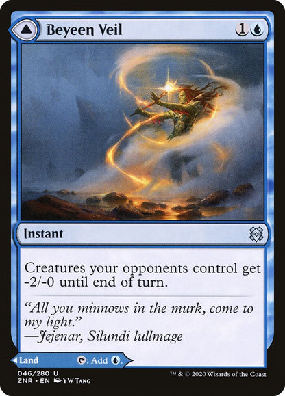 Beyeen Veil // Beyeen Coast [Zendikar Rising] Foil