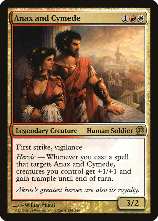 Anax and Cymede [Theros] Foil