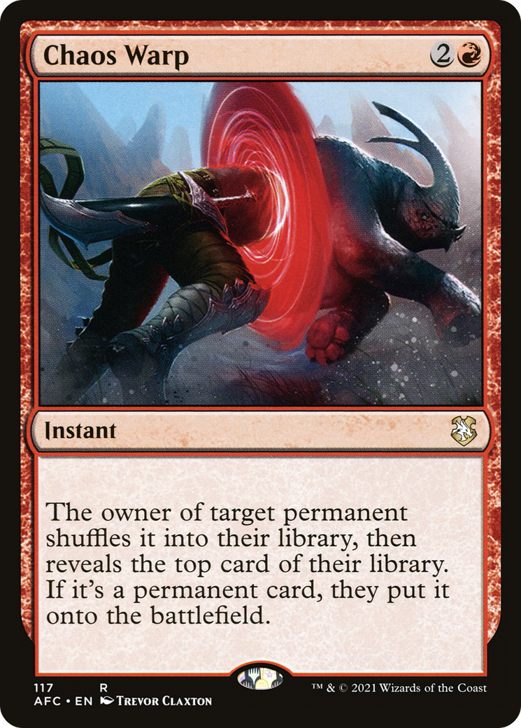 Chaos Warp [Dungeons & Dragons: Adventures in the Forgotten Realms Commander]