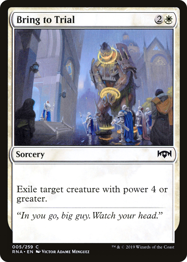 Bring to Trial [Ravnica Allegiance] Foil
