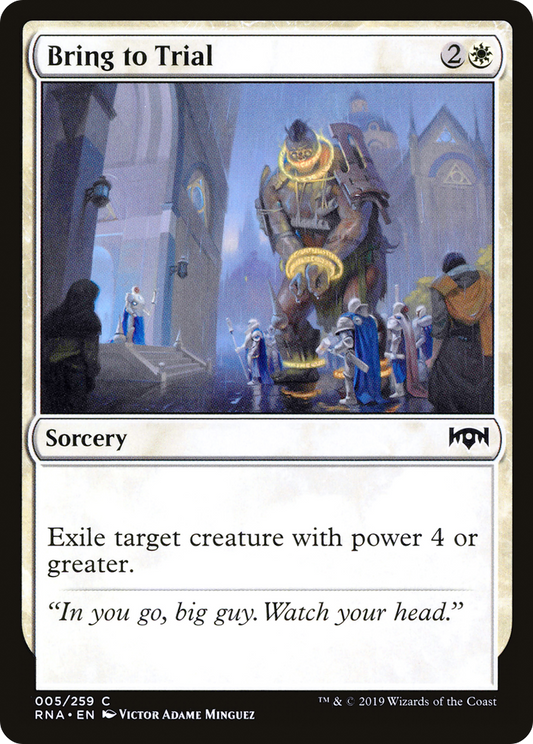 Bring to Trial [Ravnica Allegiance] Foil