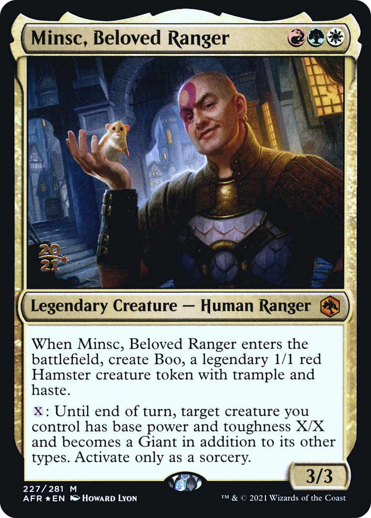 Minsc, Beloved Ranger [Dungeons & Dragons: Adventures in the Forgotten Realms Prerelease Promos]