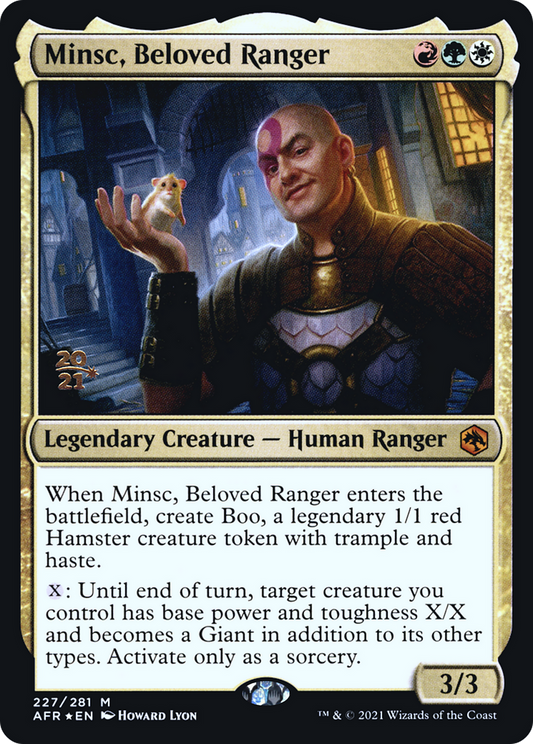 Minsc, Beloved Ranger [Dungeons & Dragons: Adventures in the Forgotten Realms Prerelease Promos]