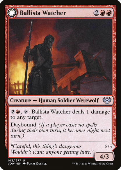 Ballista Watcher // Ballista Wielder [Innistrad: Crimson Vow] Foil