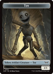 Toy // Manifest Double-Sided Token [Duskmourn: House of Horror Tokens] | Silver Goblin