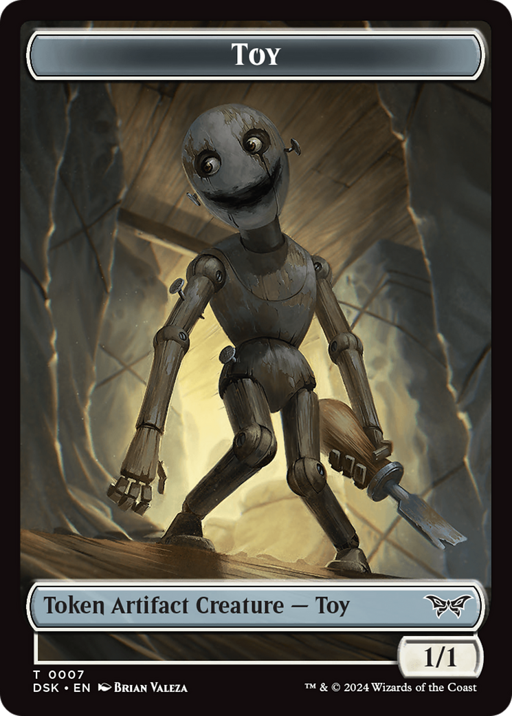 Toy // Spider Double-Sided Token [Duskmourn: House of Horror Tokens] | Silver Goblin