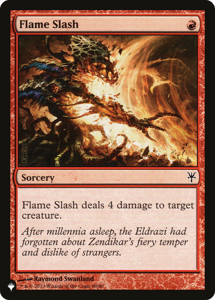 Flame Slash [The List Reprints] | Silver Goblin