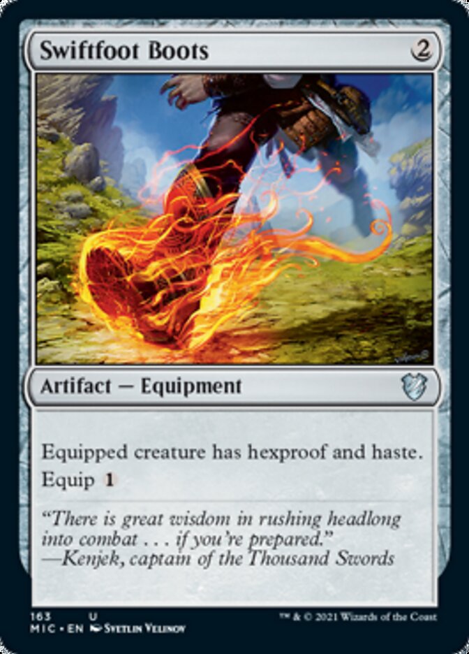 Swiftfoot Boots [Innistrad: Midnight Hunt Commander] | Silver Goblin